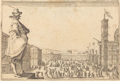 Piazza del Duomo, Florens av Jacques Callot