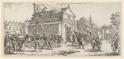 Plundring av ett kloster av Jacques Callot