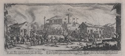 Plundering av en by (Pillage et incendie d