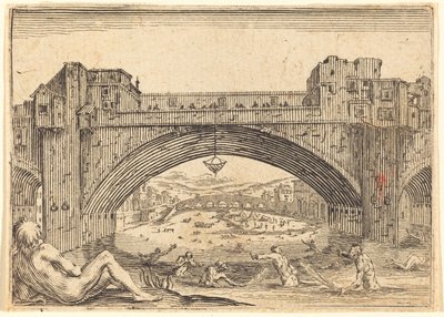 Ponte Vecchio, Florens av Jacques Callot