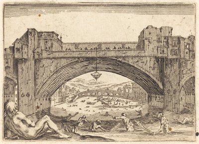 Ponte Vecchio, Florens av Jacques Callot