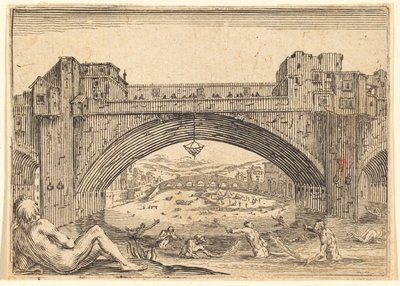 Ponte Vecchio, Florens av Jacques Callot