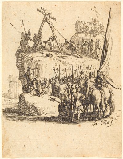 Resning av korset av Jacques Callot