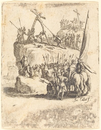 Korshöjningen, c. 16241625. av Jacques Callot