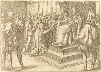 Mottagande av Polens sändebud av Jacques Callot