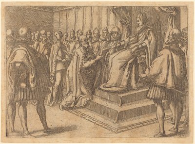 Mottagandet av Polens sändebud av Jacques Callot