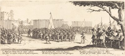 Rekrytering av trupper av Jacques Callot