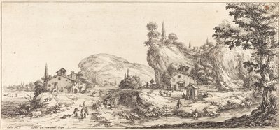 Återvänder hem från jakten, förmodligen c. 1630. av Jacques Callot