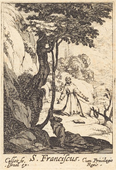 Sankt Franciskus av Jacques Callot