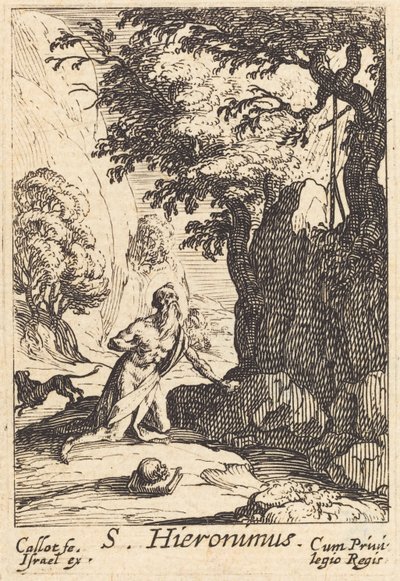 Sankt Jerome. av Jacques Callot