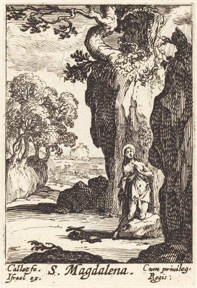 Sankta Maria Magdalena av Jacques Callot