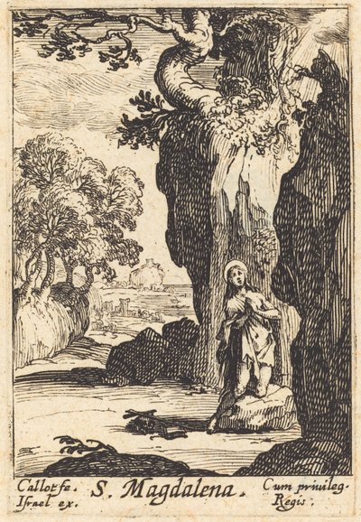 Sankta Maria Magdalena av Jacques Callot