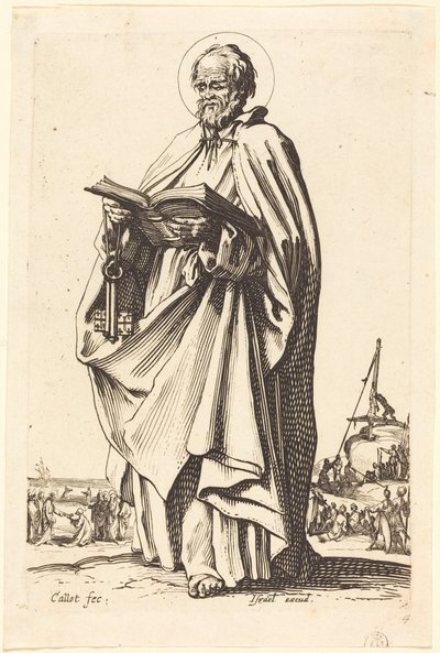Sankt Petrus av Jacques Callot