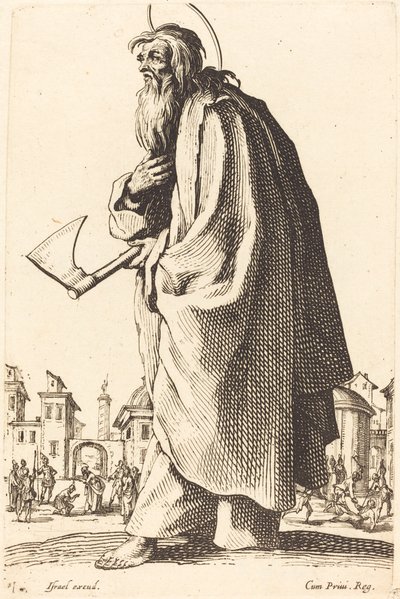 Saint Thaddeus, publicerad 1631. av Jacques Callot