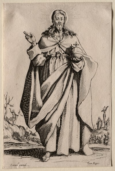Ikoner för den välsignade jungfru Maria av Frälsaren / Les Grands Apôtres (De stora apostlarna): Frälsaren av Jacques Callot