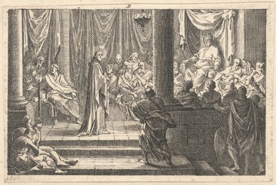 Scen från passionen (etsning) av Jacques Callot
