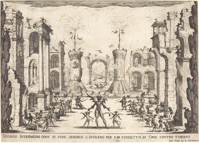 Andra Intermezzo, 1617. av Jacques Callot