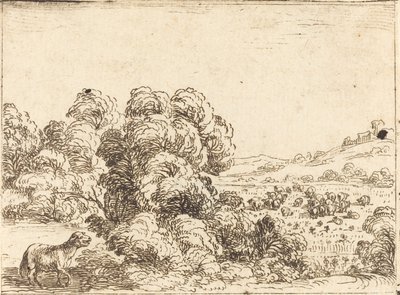 Får som kallar lamm av Jacques Callot