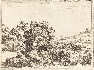 Får som kallar lamm av Jacques Callot