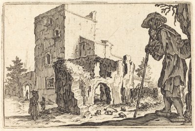 Herde och ruiner av Jacques Callot