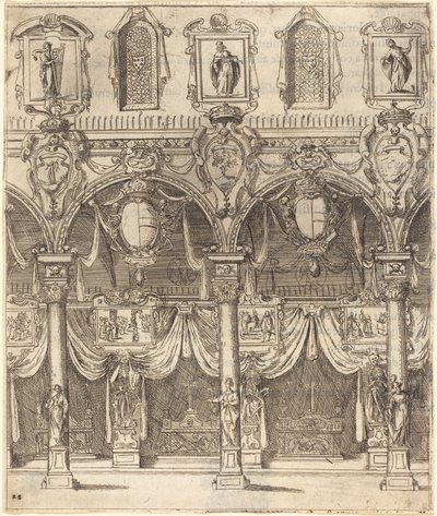 Sidogången i San Lorenzo, Florens av Jacques Callot