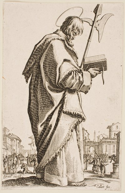 Sankt Mattias, ur serien ”De stora apostlarna” av Jacques Callot