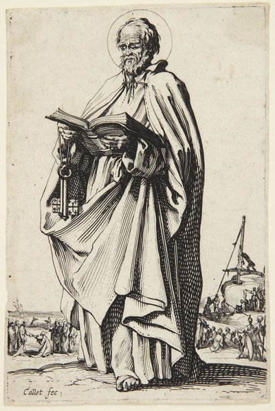 Sankt Petrus av Jacques Callot