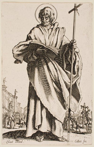 Sankt Filip, ur serien "De stora apostlarna" av Jacques Callot