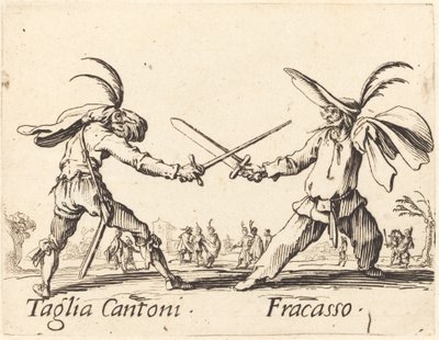 Taglia Cantoni och Fracasso av Jacques Callot