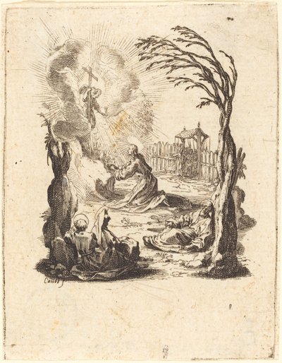 Kval i trädgården av Jacques Callot