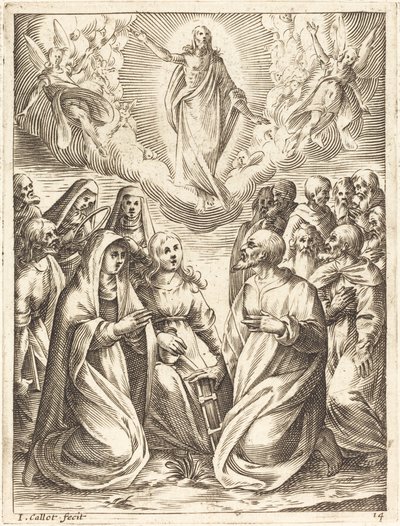 Himmelsfärden, 16081611. av Jacques Callot