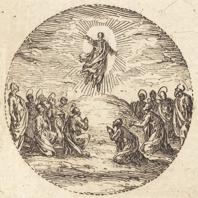 Himmelsfärden, c. 1631. av Jacques Callot