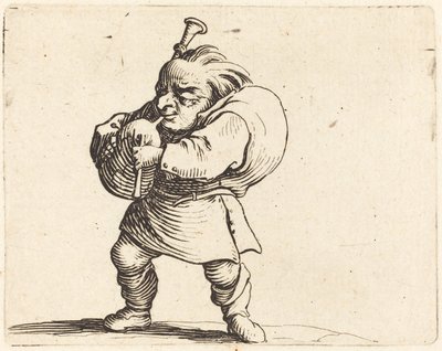 Säckpipsspelaren, ca. 1622. av Jacques Callot
