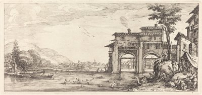 The Baders, förmodligen ca. 1630. av Jacques Callot