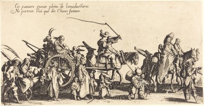 The Bohemians Marching: The Rear Guard av Jacques Callot