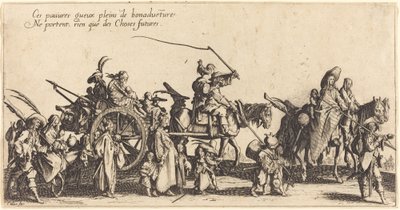 The Bohemians Marching: The Rear Guard av Jacques Callot