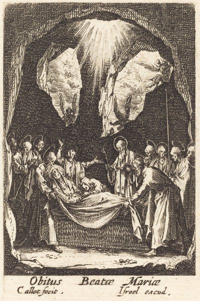 Jungfruns begravning av Jacques Callot