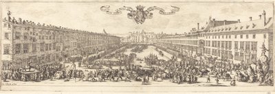 The Carriere i Nancy, i eller efter 1621. av Jacques Callot