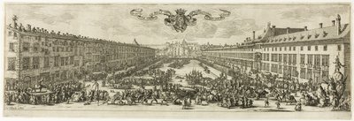 The Carrière, eller Rue Neuve, vid Nancy (The New Street) av Jacques Callot