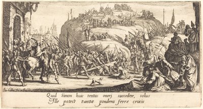 Bärandet av korset av Jacques Callot