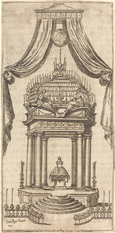 Katafalken av Jacques Callot