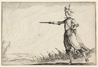 Befälhavaren till fots av Jacques Callot