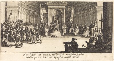 Dödsfördömelsen av Jacques Callot