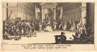 Dödsfördömelsen av Jacques Callot