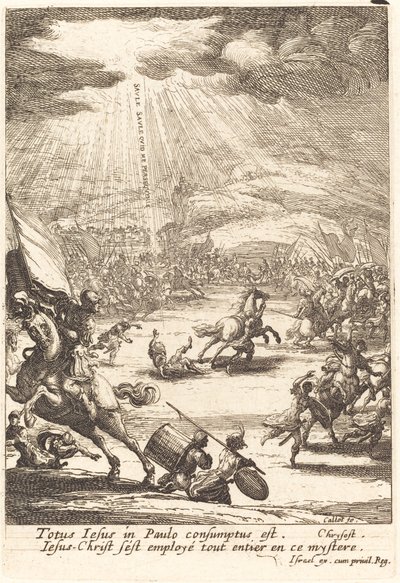 Sankt Paulus omvändelse av Jacques Callot