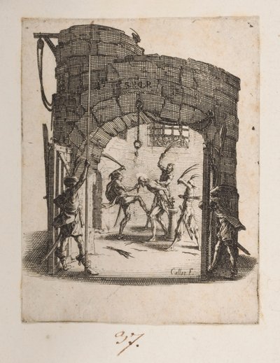 The Coronation of Pines, nr. 8 av 11 från La Petite Passion av Jacques Callot