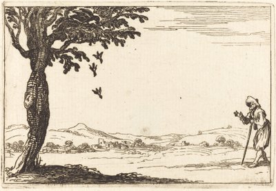 Kråkan och hennes unga av Jacques Callot