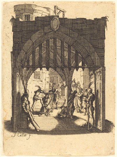 The Crowning with Thorns av Jacques Callot