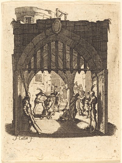 The Crowning with Thorns, c. 16241625. av Jacques Callot