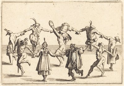 Dansen, c. 1622. av Jacques Callot